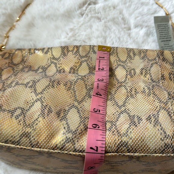 Cache Shoulder bag faux Python Leather Snake Print - Picture 4 of 8